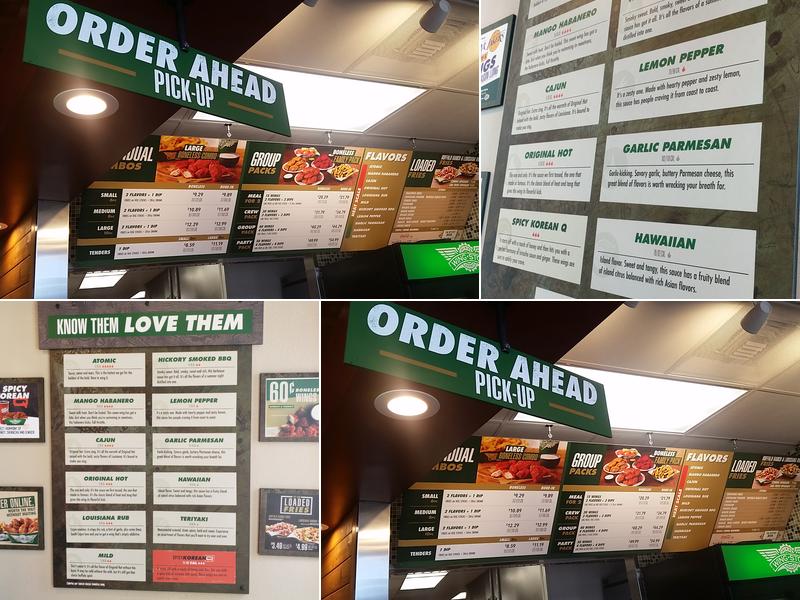 Wingstop Menu