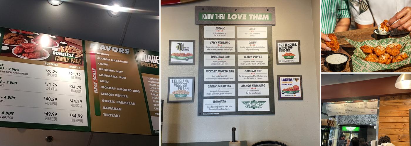 Wingstop Menu