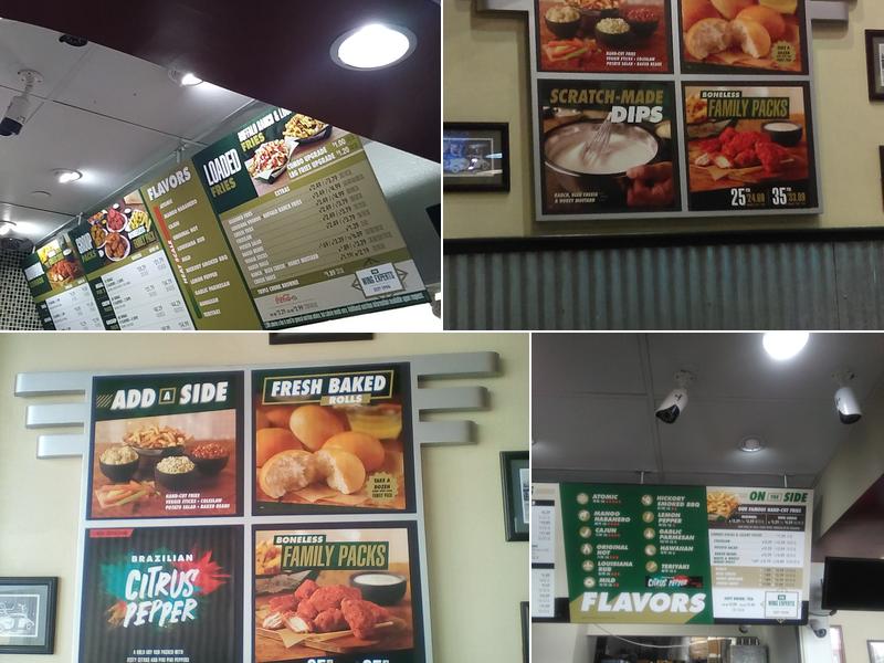 Wingstop Menu