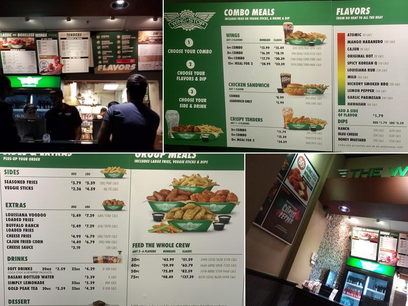 Wingstop Menu