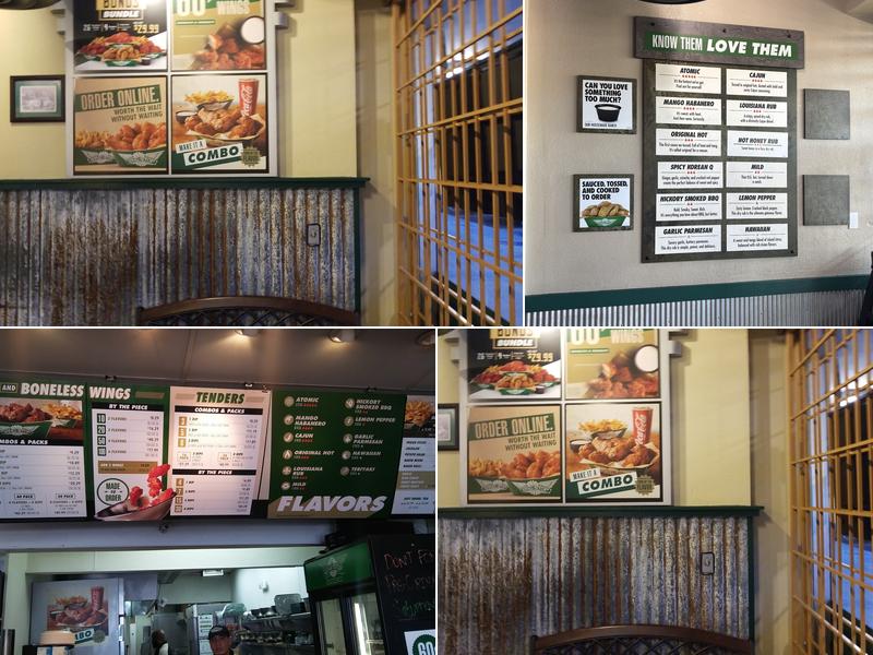 Wingstop Menu