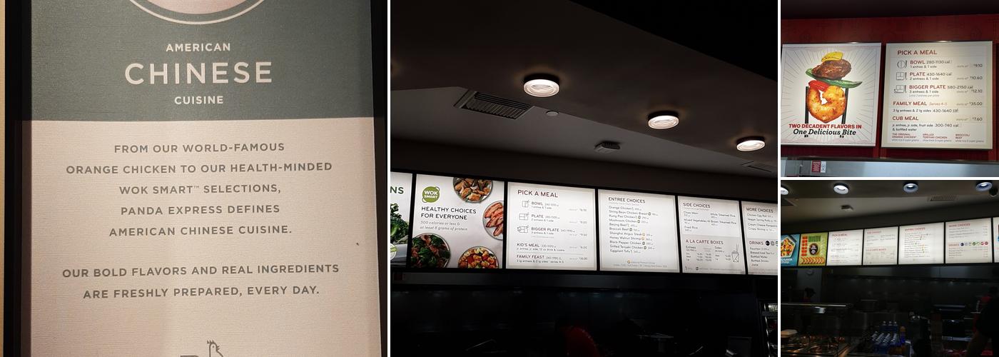 Panda Express Menu