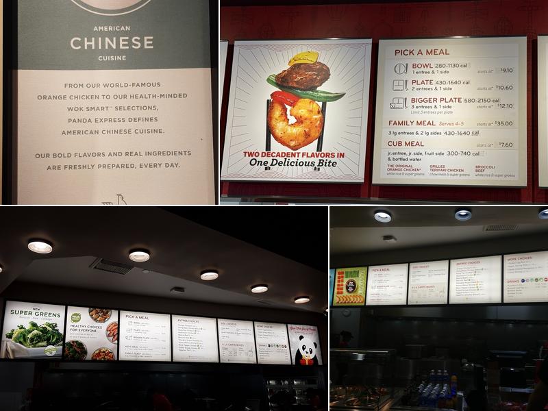 Panda Express Menu