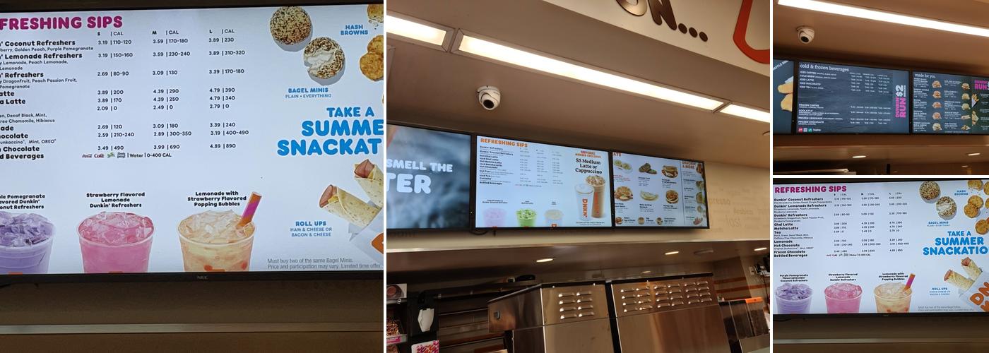Dunkin' Menu