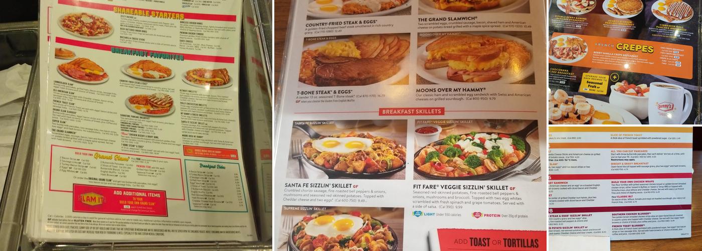 Denny's Menu