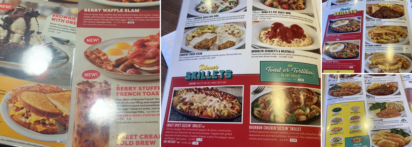 Denny's Menu