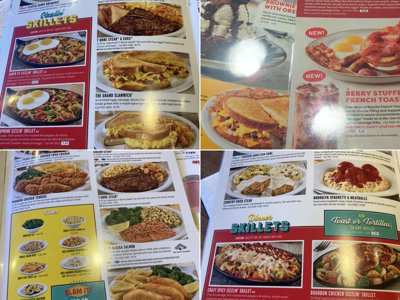 Denny's Menu