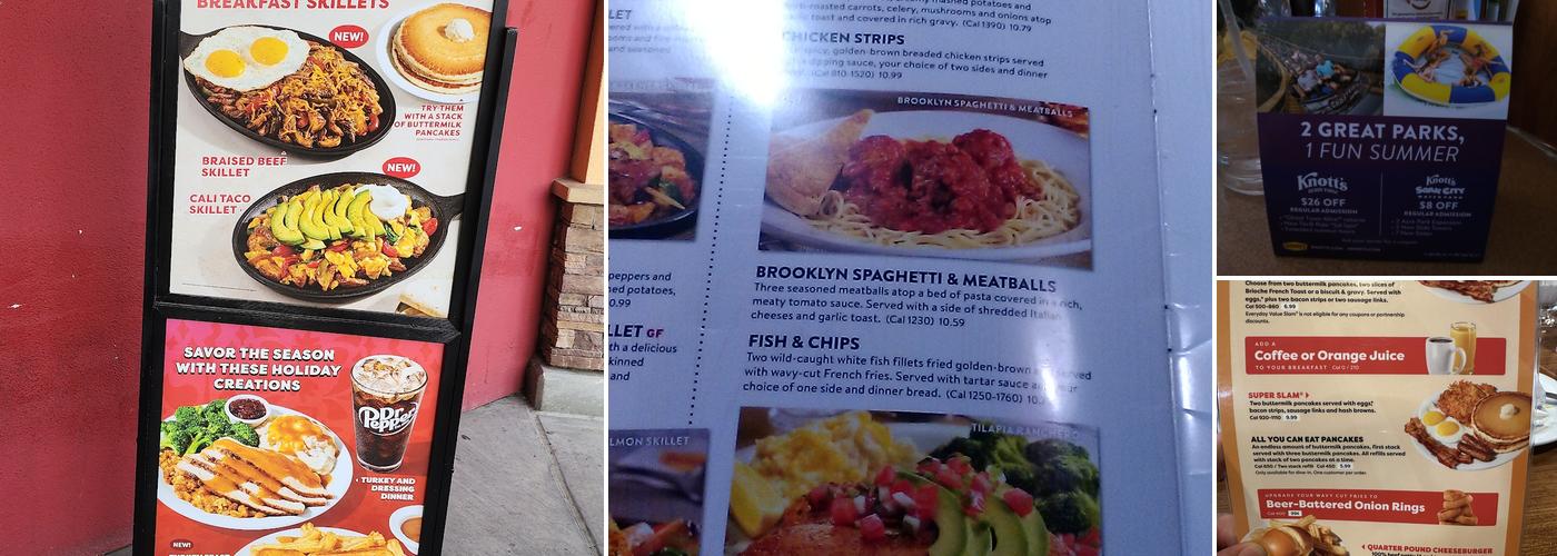 Denny's Menu