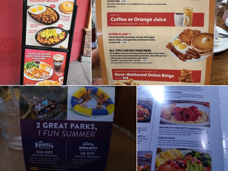 Denny's Menu