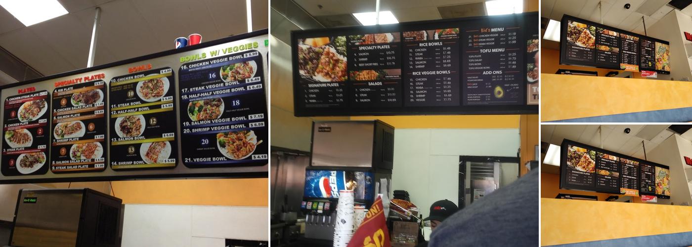 WaBa Grill Menu