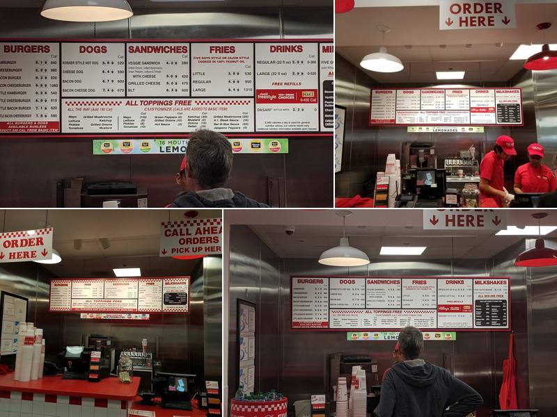 Five Guys Menu