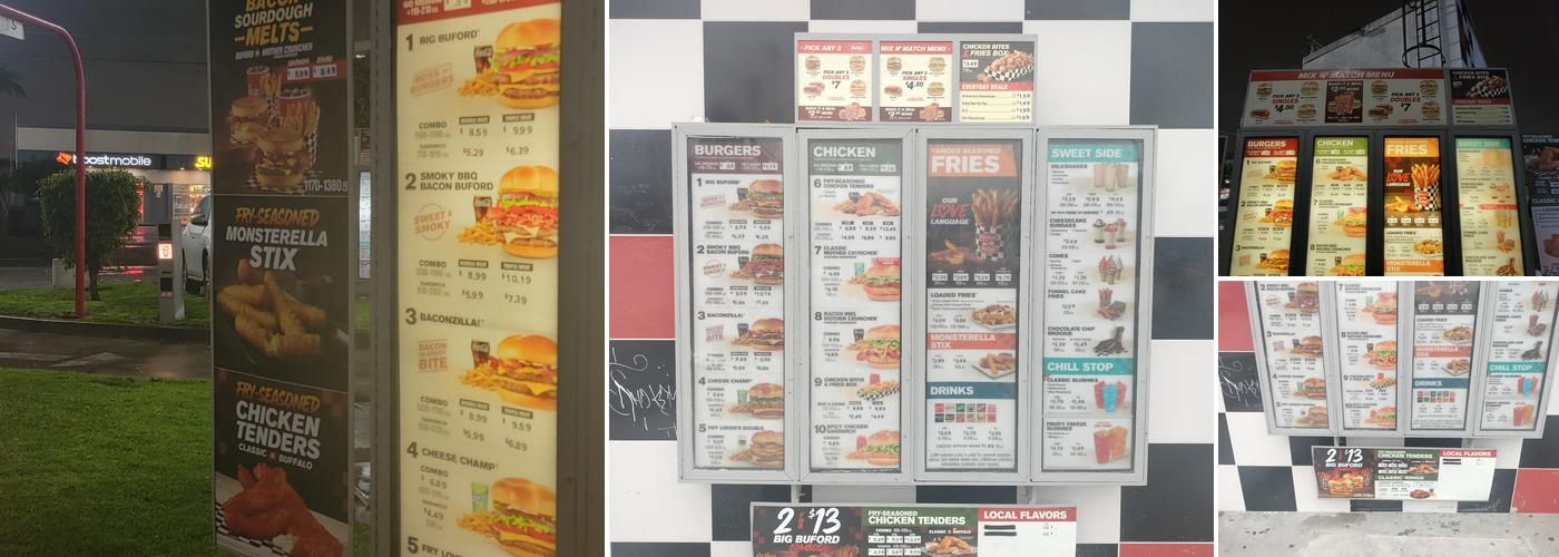 Rally's Menu