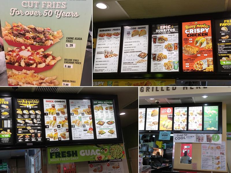Del Taco Menu