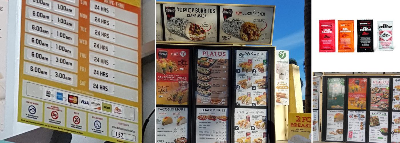 Del Taco Menu