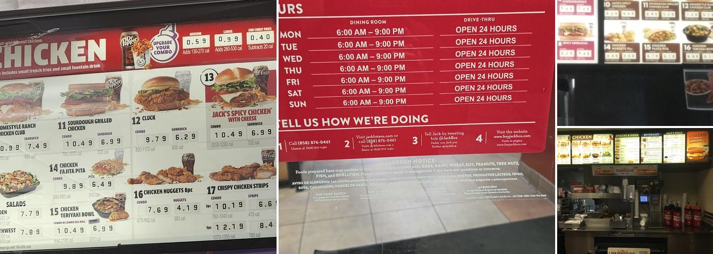 Jack In The Box Menu