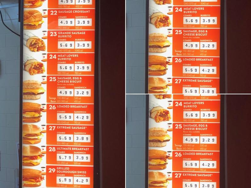 Jack in the Box Menu