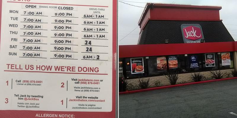 Jack In The Box Menu