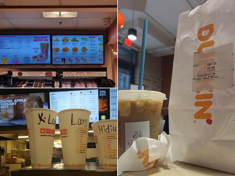 Dunkin' Menu