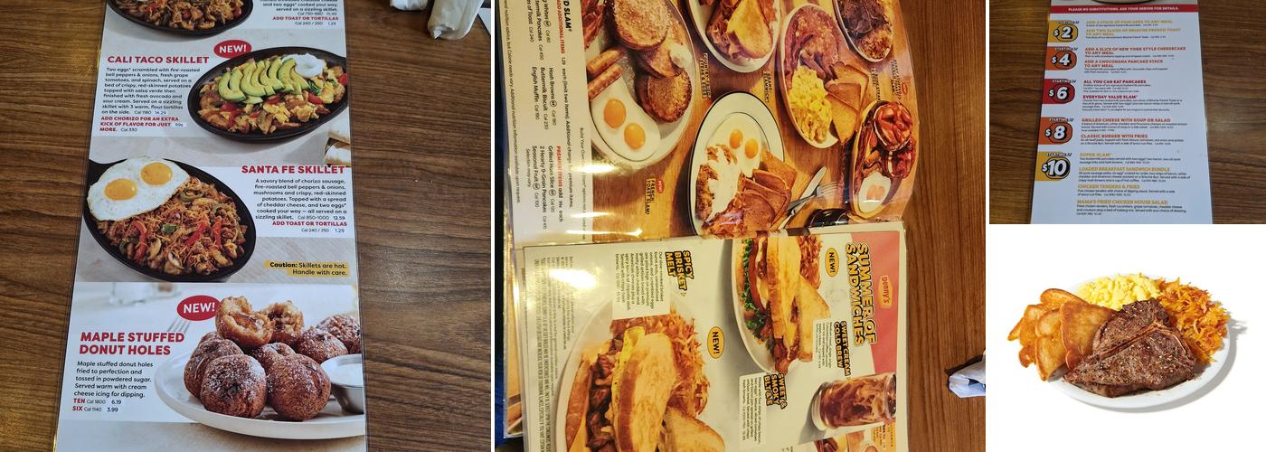 Denny's Menu