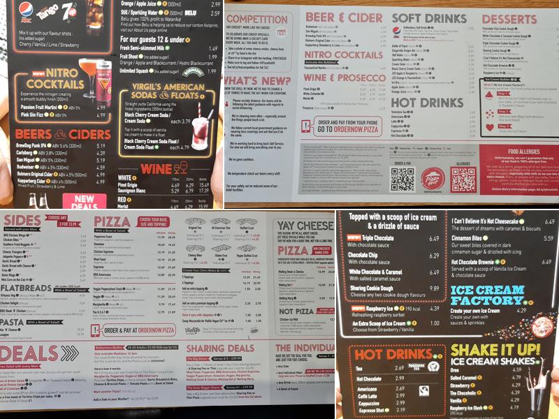 Pizza Hut Restaurants Menu