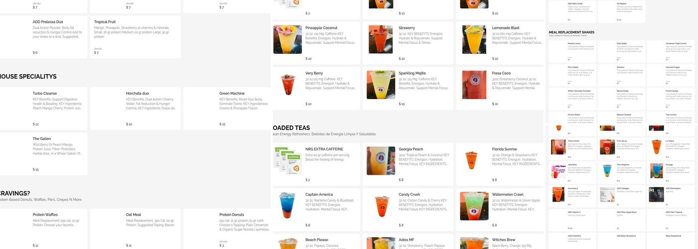 Herbalife Liv n Fit Menu