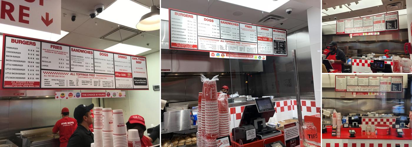 Five Guys Menu