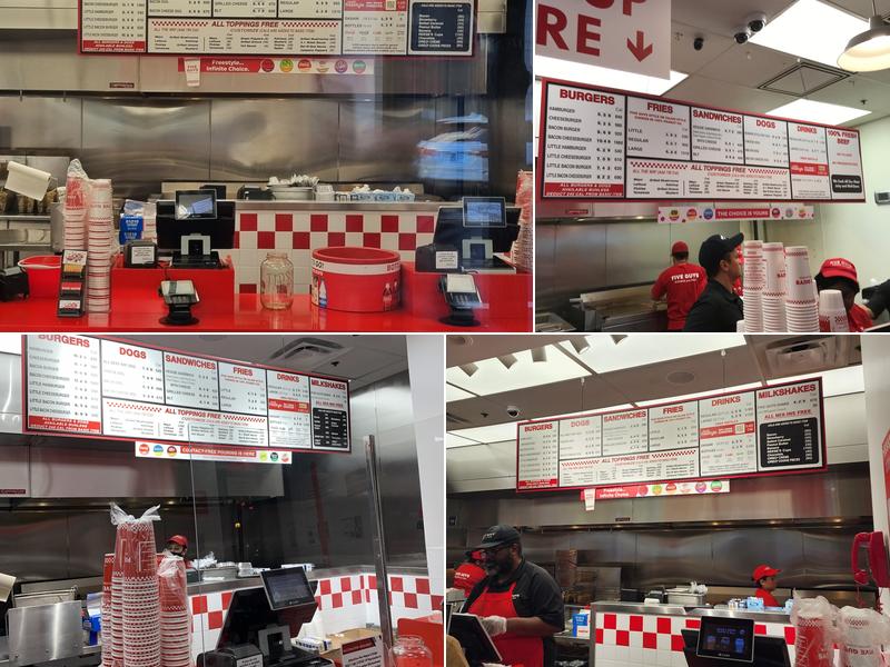 Five Guys Menu