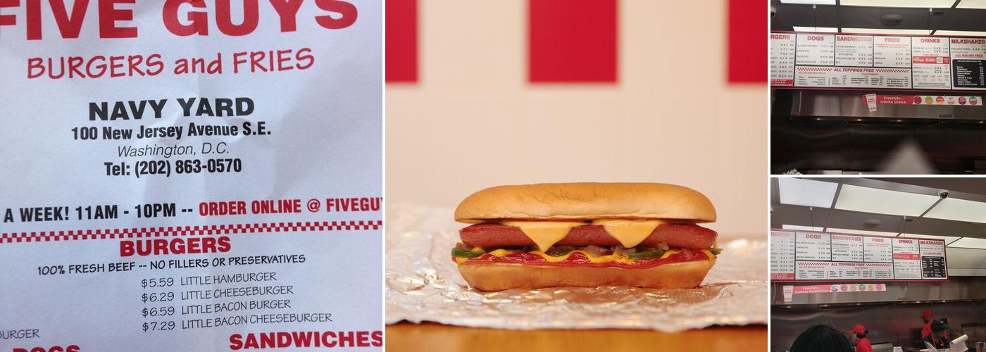 Five Guys Menu