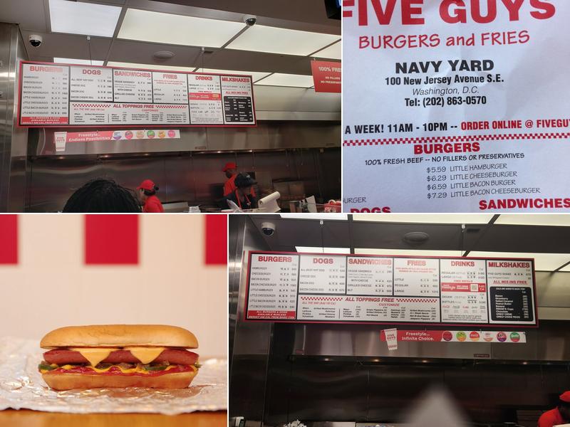 Five Guys Menu
