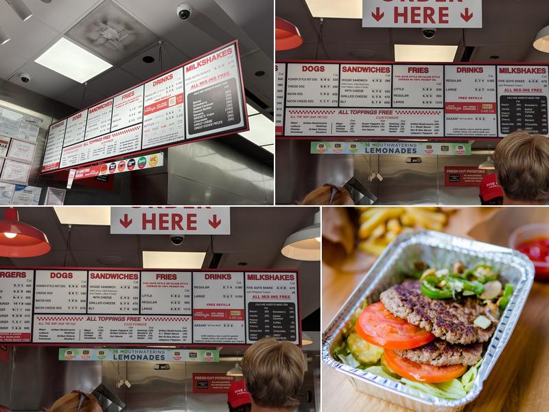 Five Guys Menu