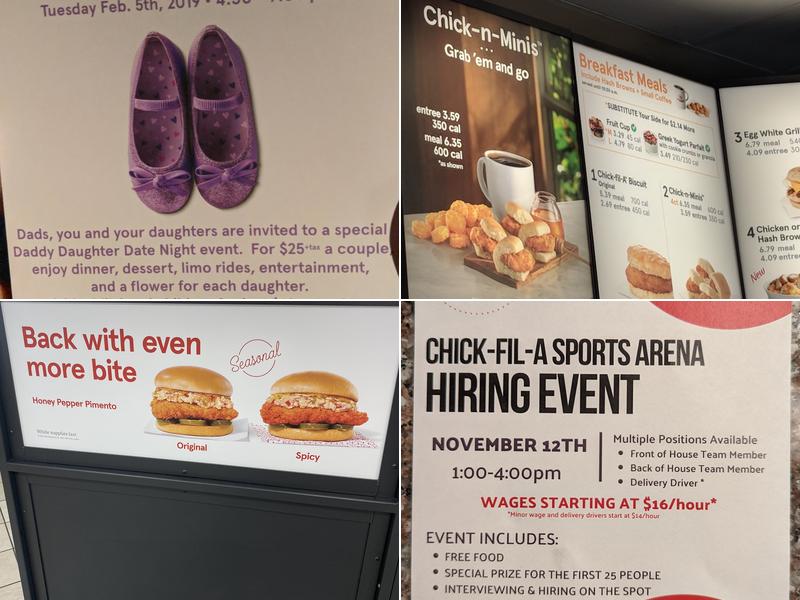 Chick-fil-A Menu