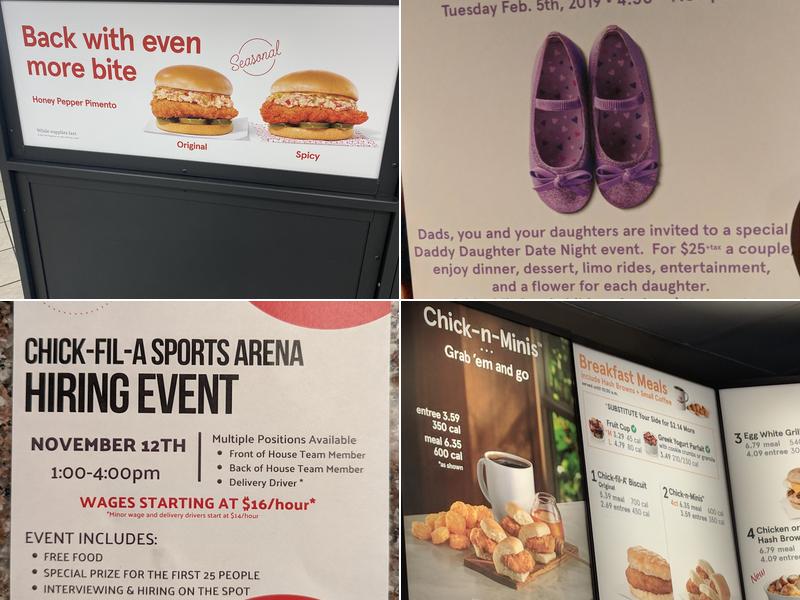 Chick-fil-A Menu