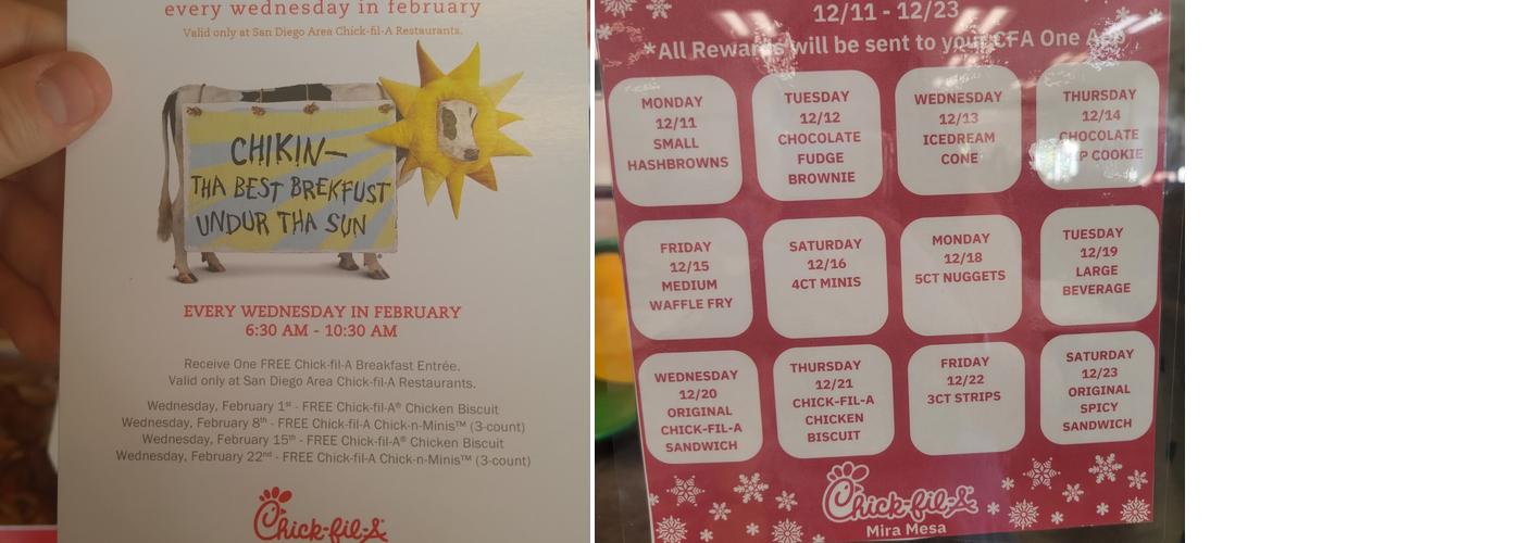 Chick-fil-A Menu