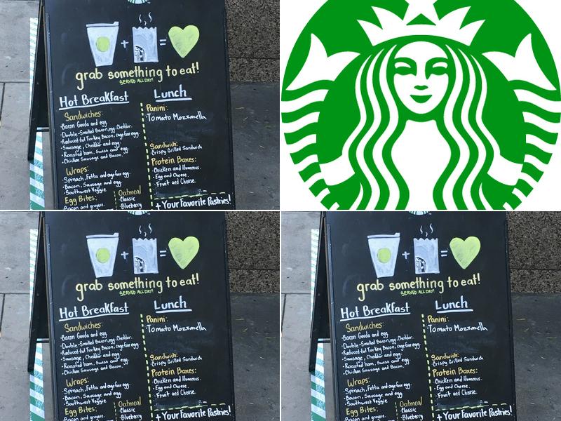 Starbucks Menu