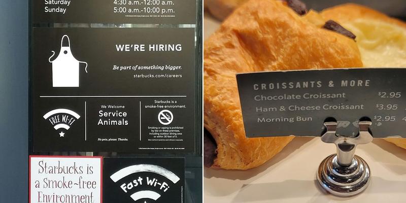 Starbucks Menu