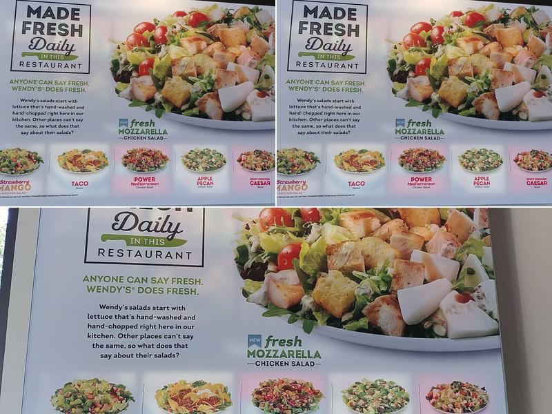 Wendy's Menu