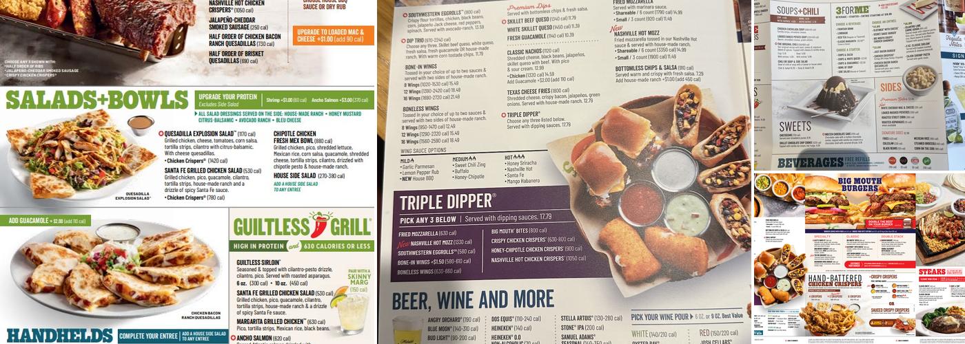 Chili's Grill & Bar Menu