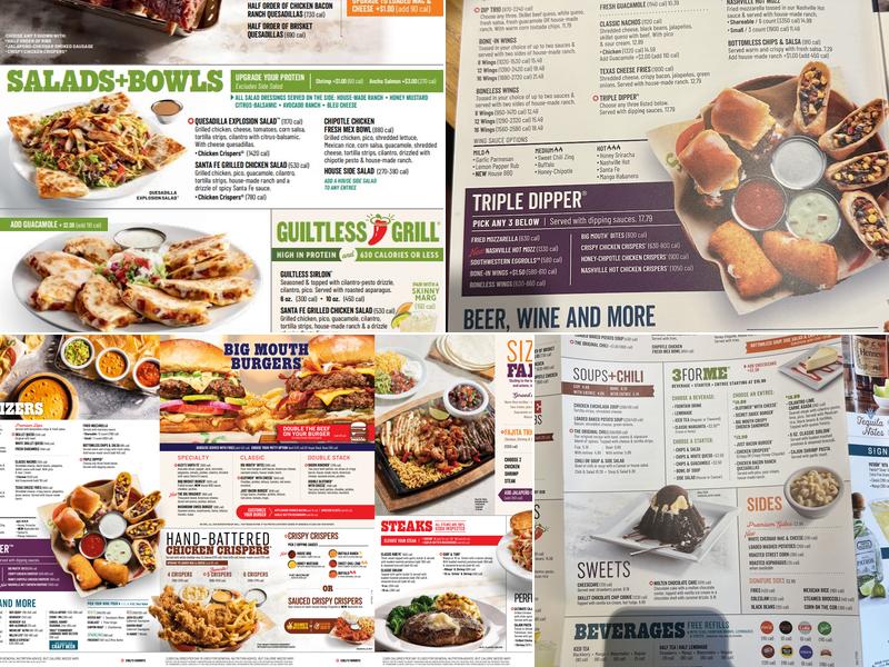 Chili's Grill & Bar Menu
