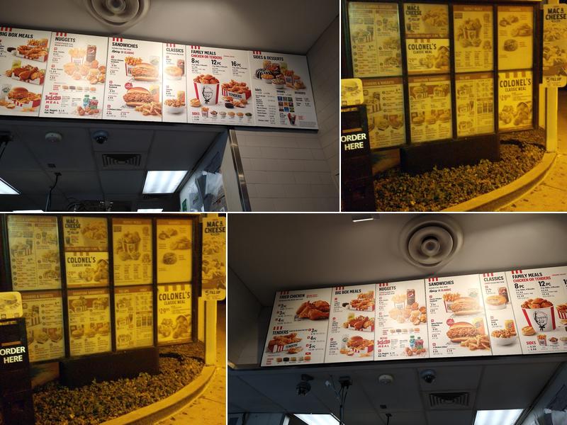 KFC Menu
