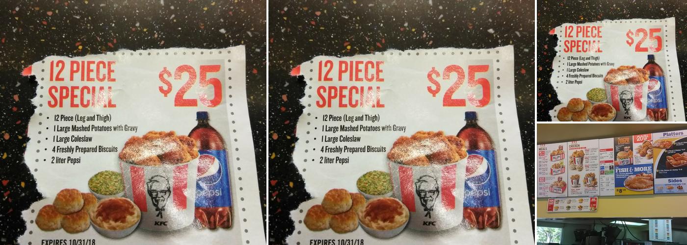 KFC Menu