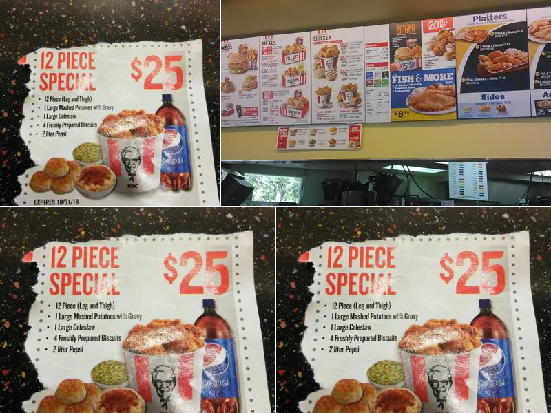 KFC Menu