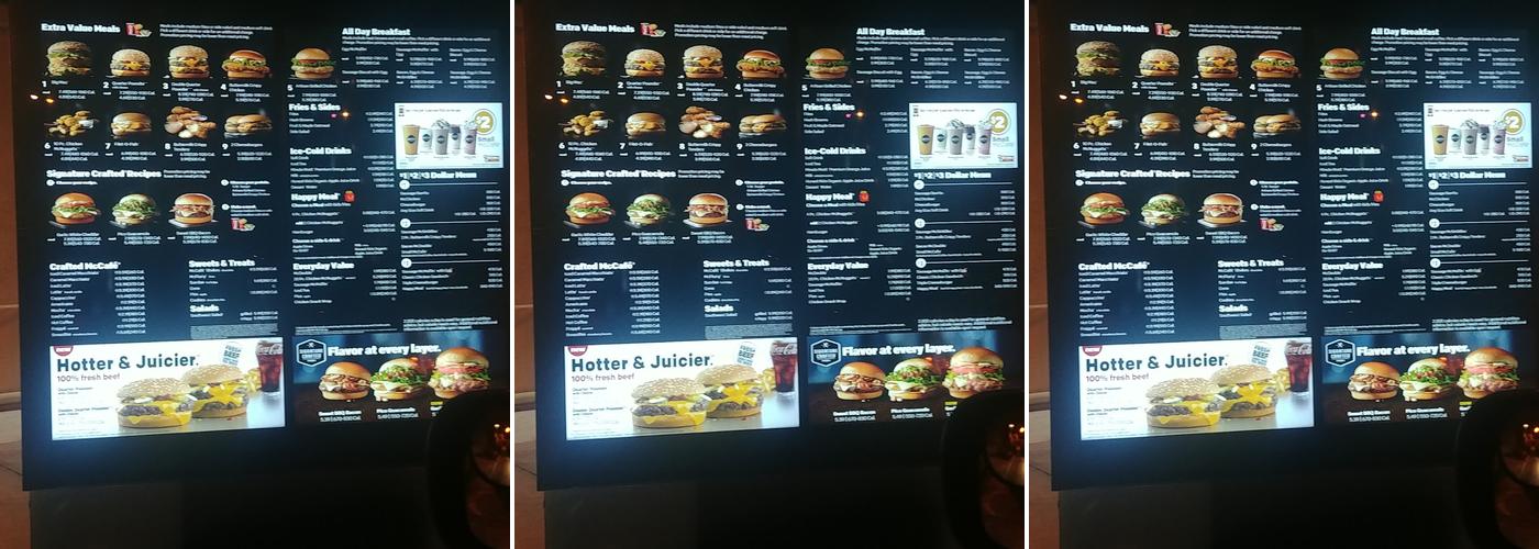 McDonald's Menu