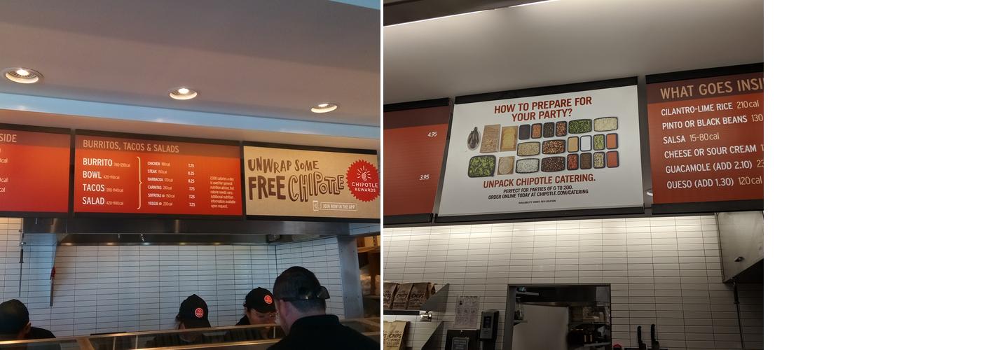 Chipotle Mexican Grill Menu
