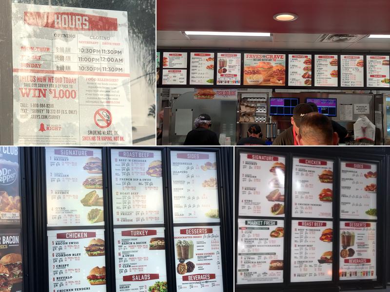 Arby's Menu