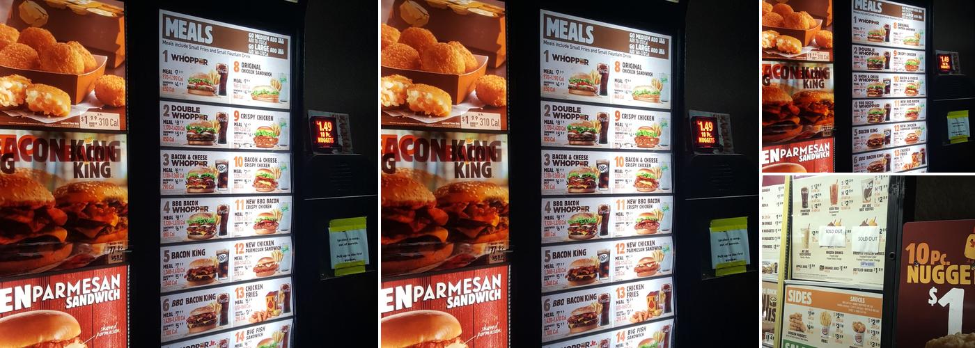 Burger King Menu