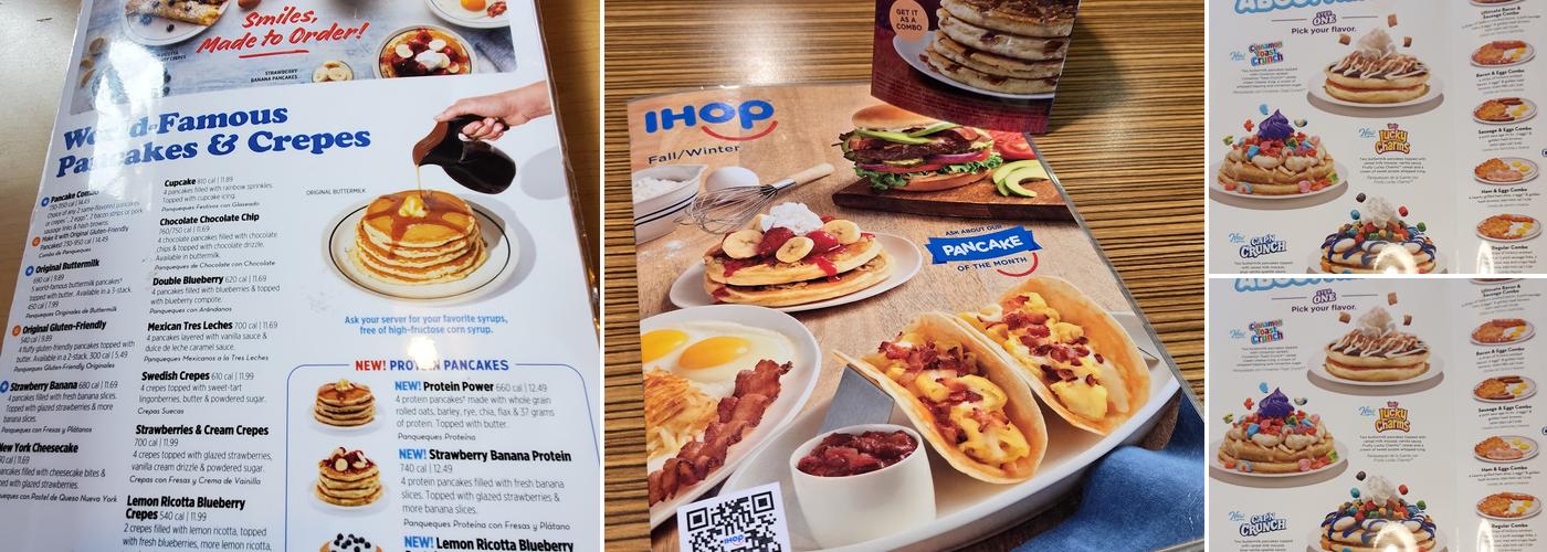IHOP Menu