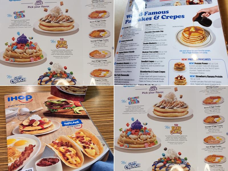 IHOP Menu