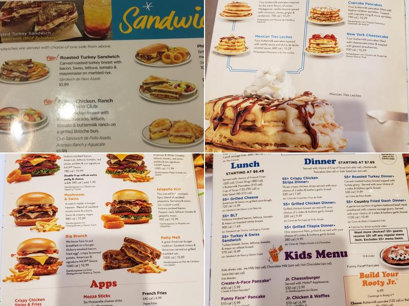 IHOP Menu