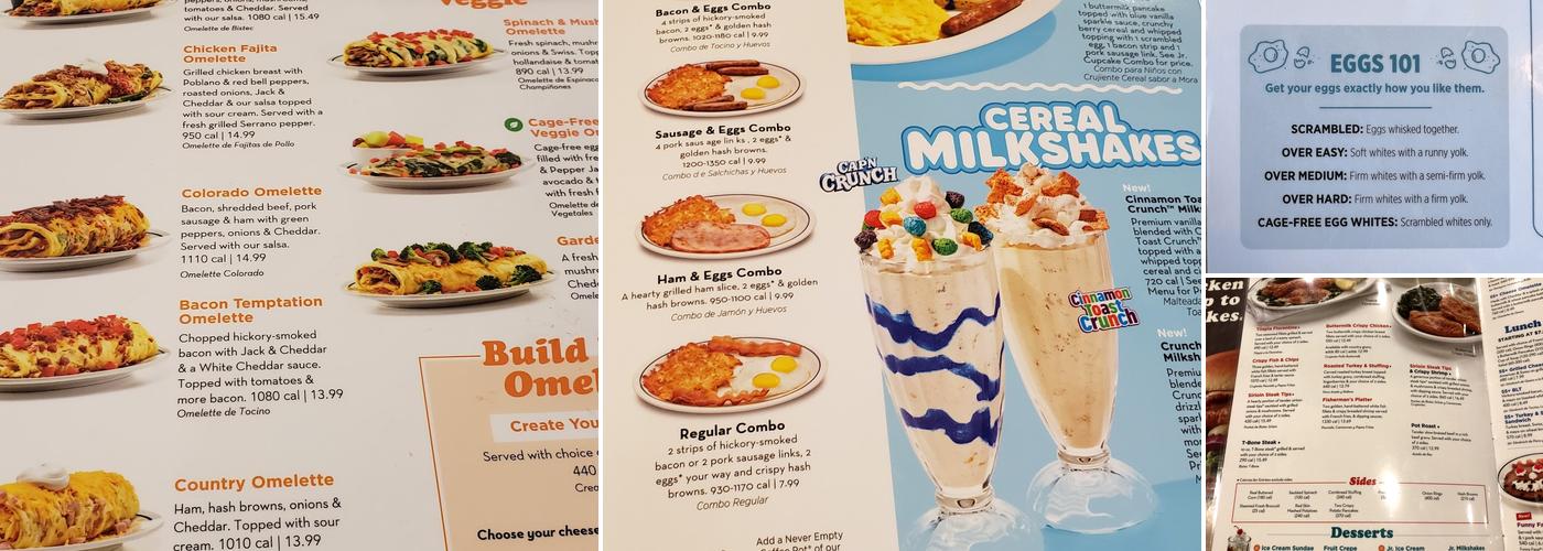 IHOP Menu