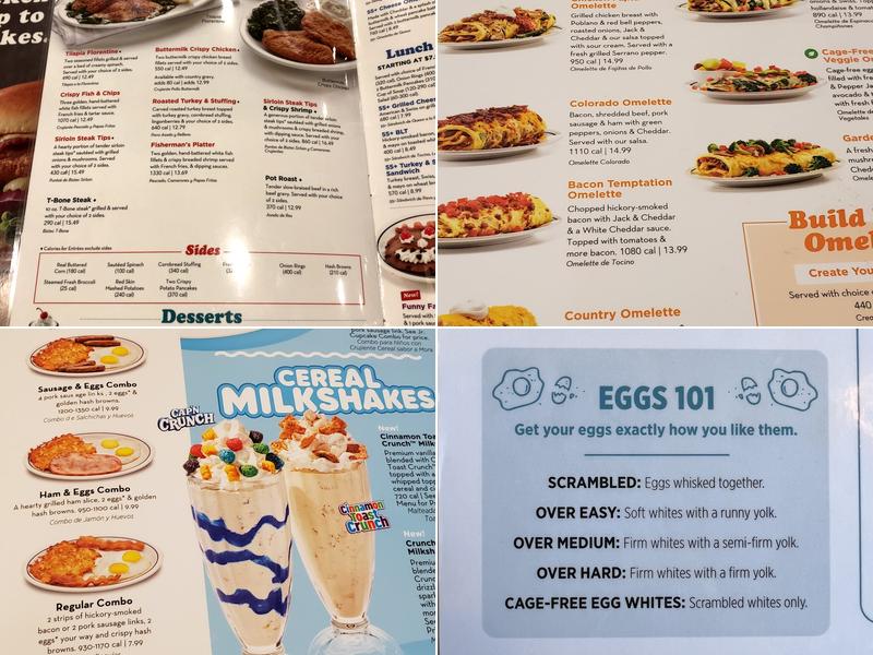 IHOP Menu
